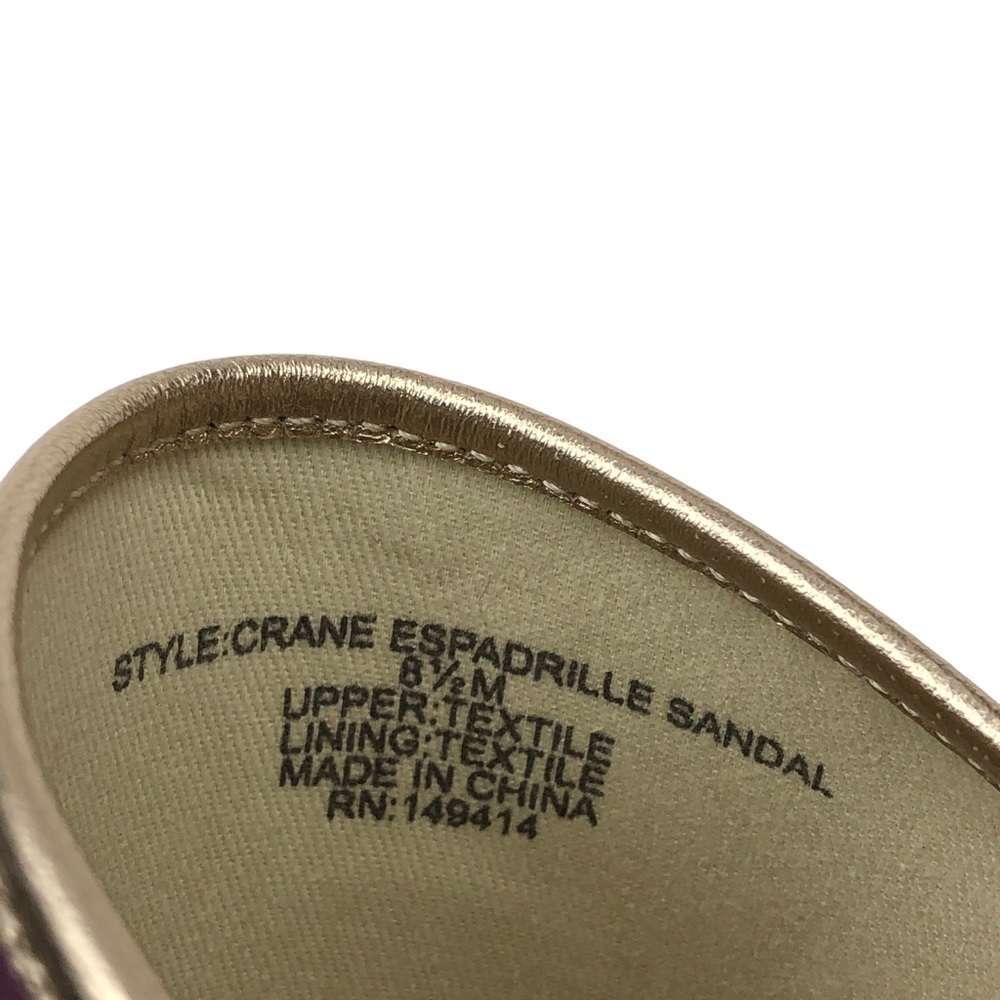 NWT Johnny Was Crane Espadrille Slide Sandals 8.5 - Picture 8 of 11